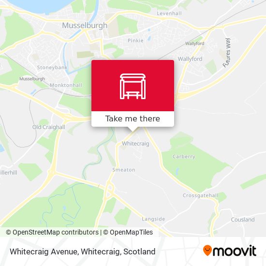 Whitecraig Avenue, Whitecraig map