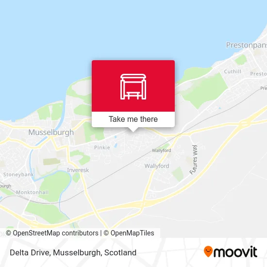 Delta Drive, Musselburgh map