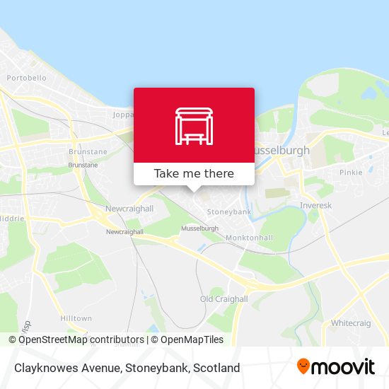 Clayknowes Avenue, Stoneybank map