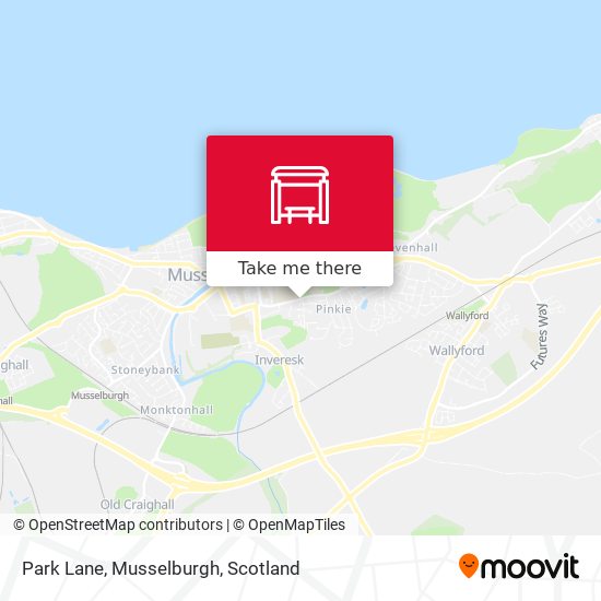 Park Lane, Musselburgh map