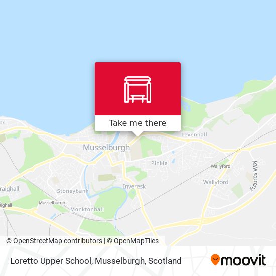 Loretto Upper School, Musselburgh map