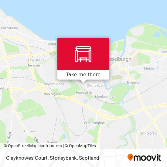 Clayknowes Court, Stoneybank map