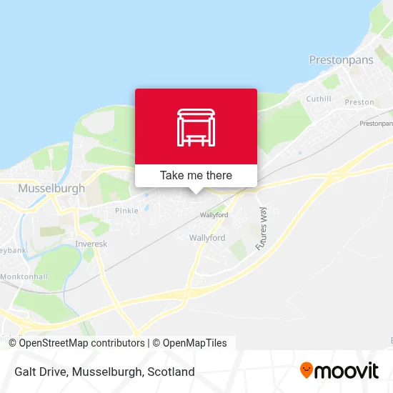 Galt Drive, Musselburgh map