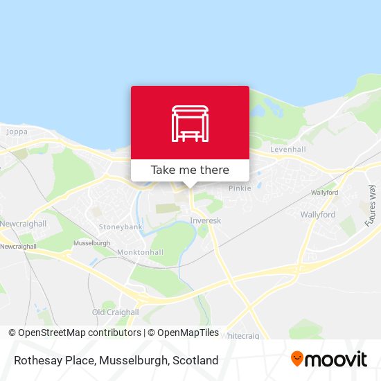 Rothesay Place, Musselburgh map