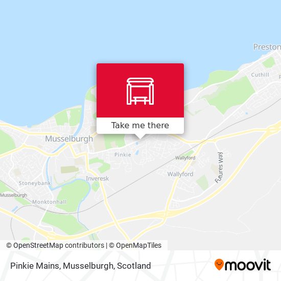 Pinkie Mains, Musselburgh map
