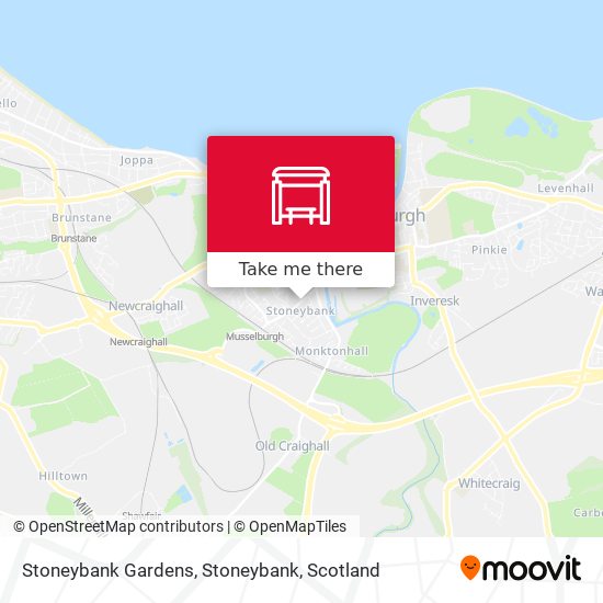 Stoneybank Gardens, Stoneybank map