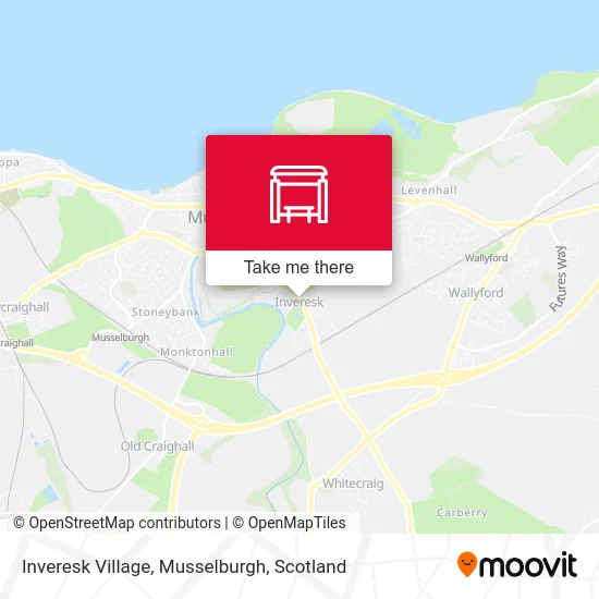 Inveresk Village, Musselburgh map