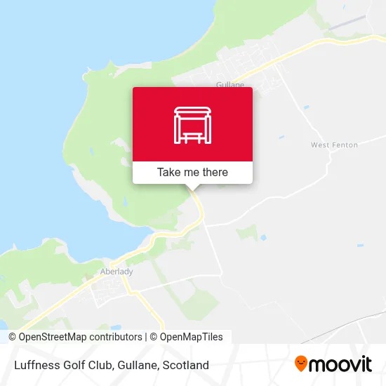 Luffness Golf Club, Gullane map