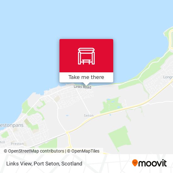 Links View, Port Seton map