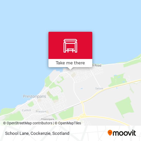 School Lane, Cockenzie map
