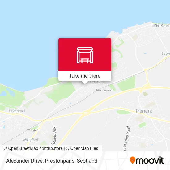 Alexander Drive, Prestonpans map
