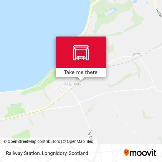 Railway Station, Longniddry map