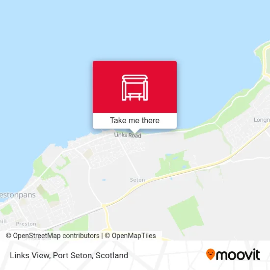 Links View, Port Seton map