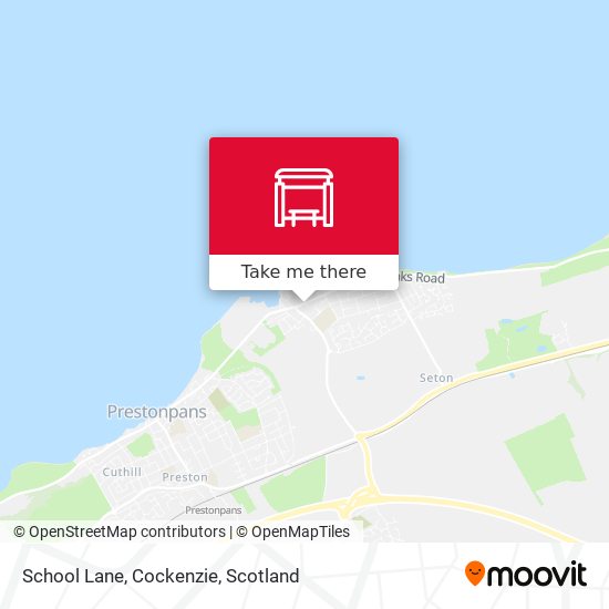 School Lane, Cockenzie map