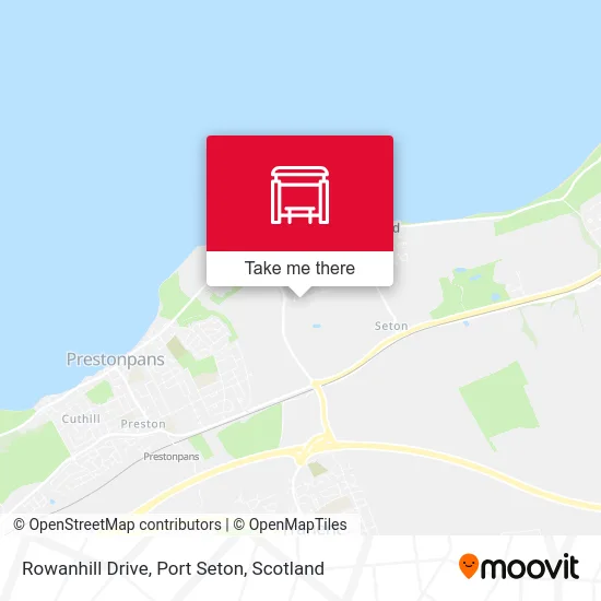 Rowanhill Drive, Port Seton map