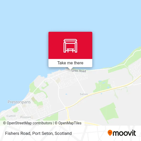 Fishers Road, Port Seton map