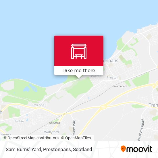 Sam Burns' Yard, Prestonpans map