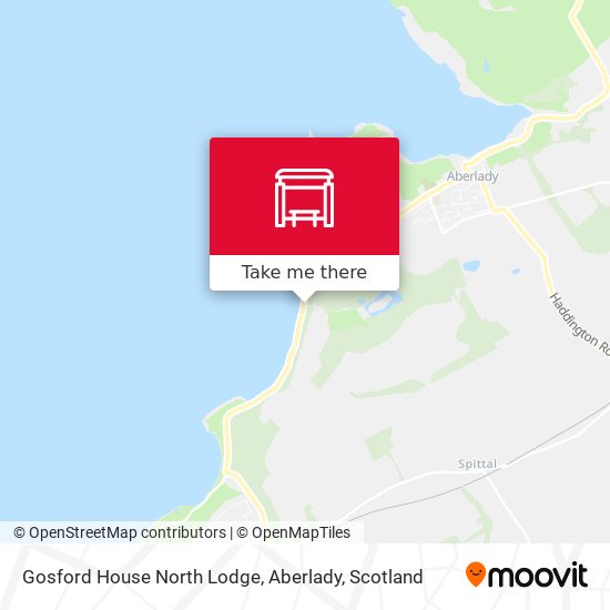 Gosford House North Lodge, Aberlady map