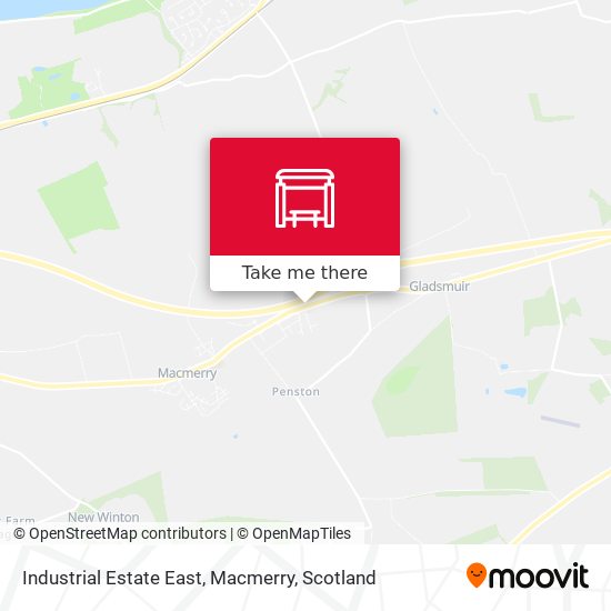 Industrial Estate East, Macmerry map