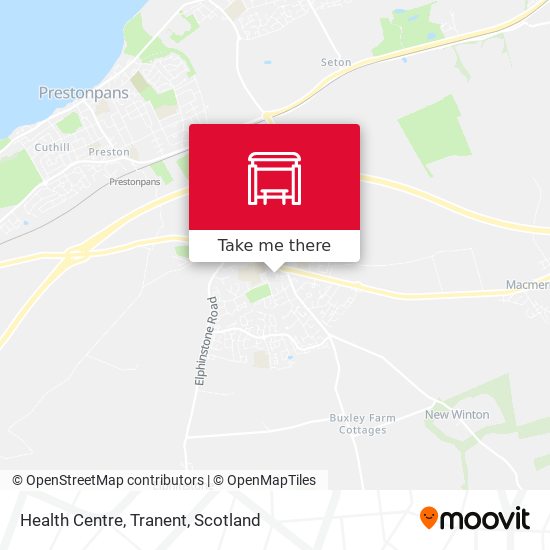 Health Centre, Tranent map