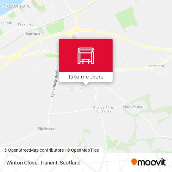 Winton Close, Tranent map