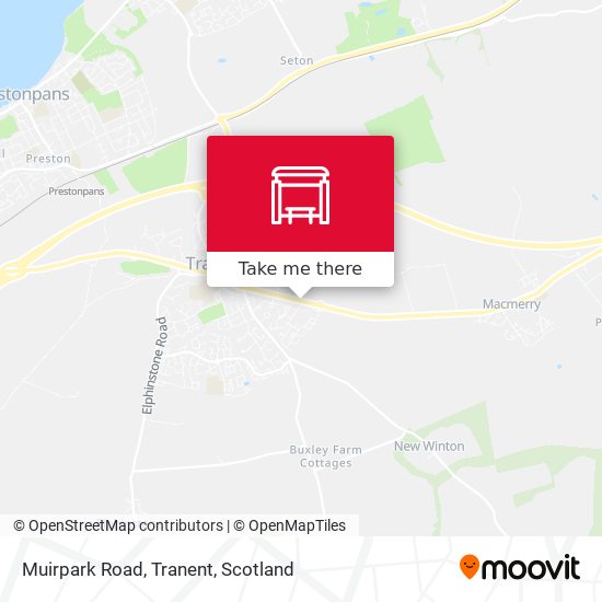 Muirpark Road, Tranent map