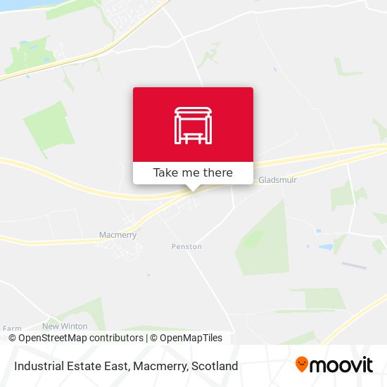 Industrial Estate East, Macmerry map