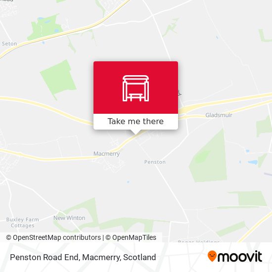 Penston Road End, Macmerry map