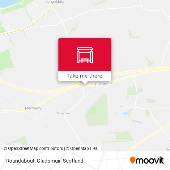 Roundabout, Gladsmuir map