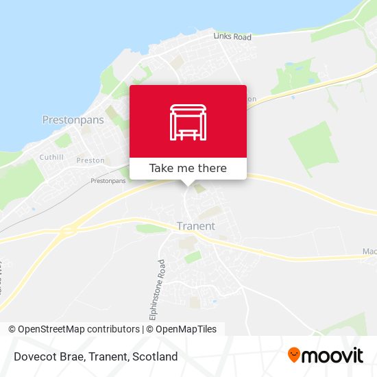Dovecot Brae, Tranent map