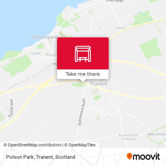 Polson Park, Tranent map