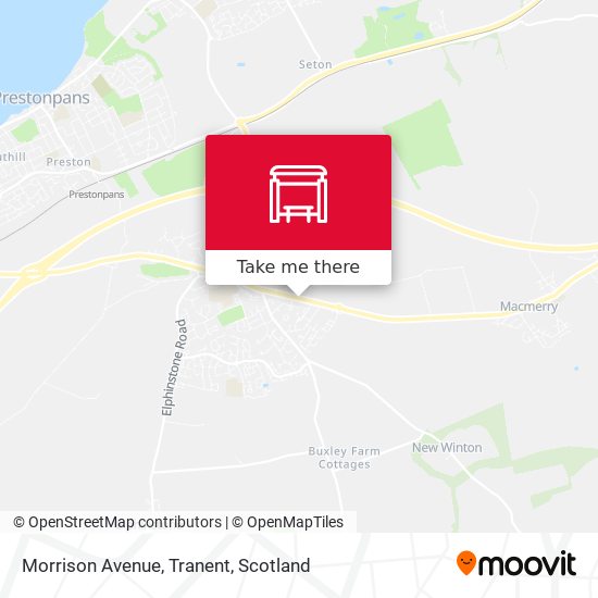 Morrison Avenue, Tranent map