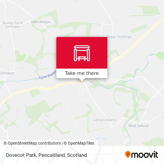 Dovecot Park, Pencaitland map