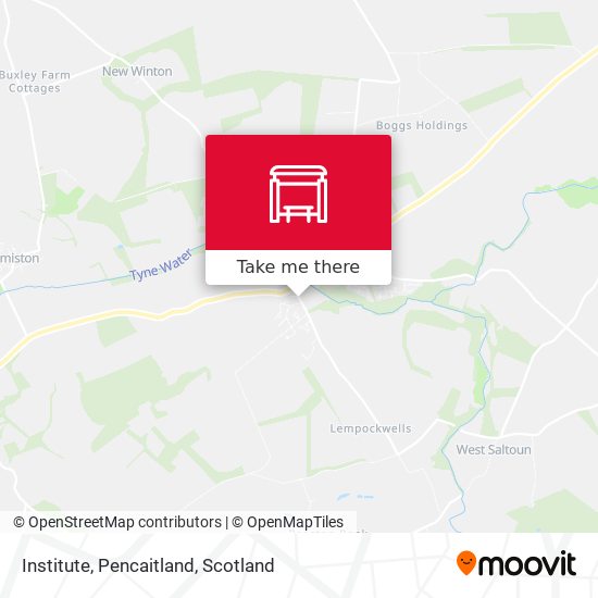 Institute, Pencaitland map