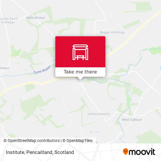 Institute, Pencaitland map