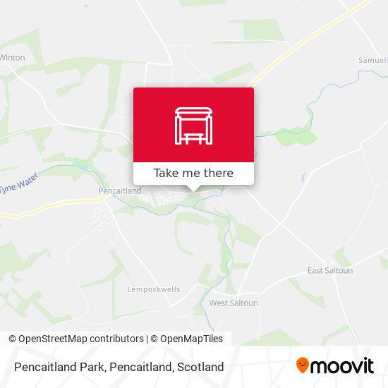 Pencaitland Park, Pencaitland map