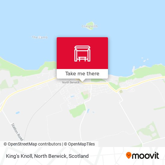 King's Knoll, North Berwick map