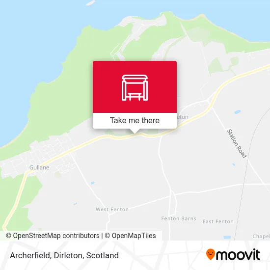 Archerfield, Dirleton map