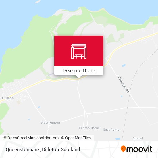 Queenstonbank, Dirleton map