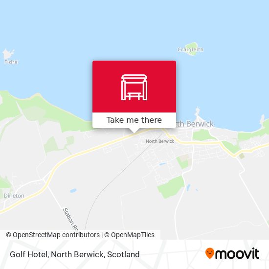 Golf Hotel, North Berwick map