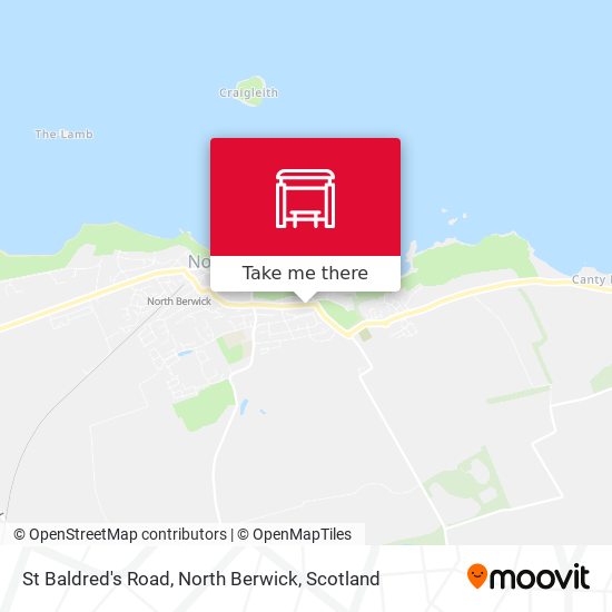 St Baldred's Road, North Berwick map