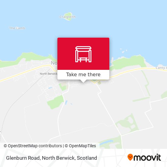 Glenburn Road, North Berwick map