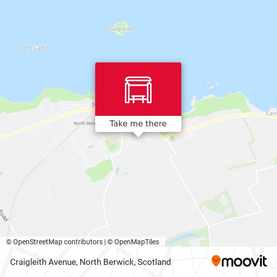 Craigleith Avenue, North Berwick map
