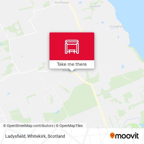 Ladysfield, Whitekirk map