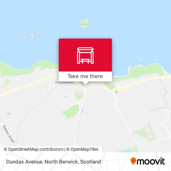 Dundas Avenue, North Berwick map