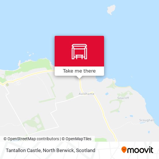 Tantallon Castle, North Berwick map