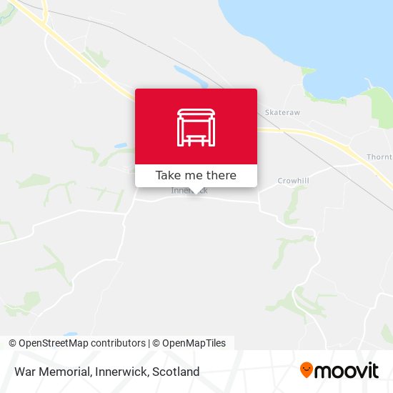 War Memorial, Innerwick map