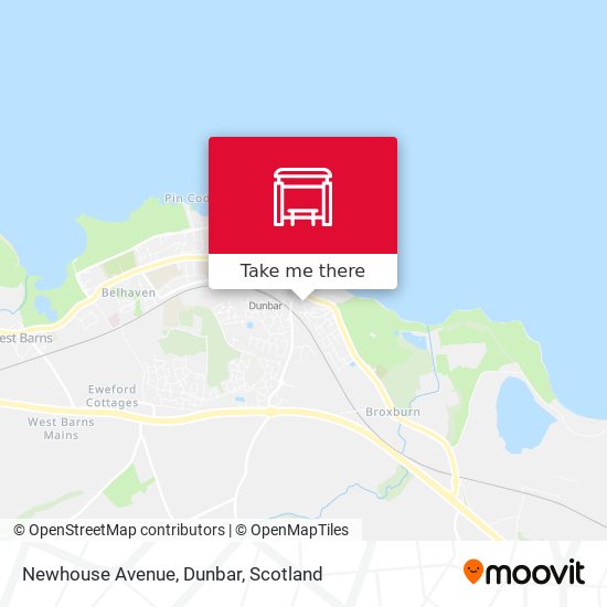 Newhouse Avenue, Dunbar map