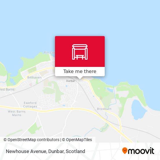 Newhouse Avenue, Dunbar map