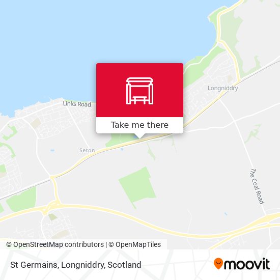 St Germains, Longniddry map